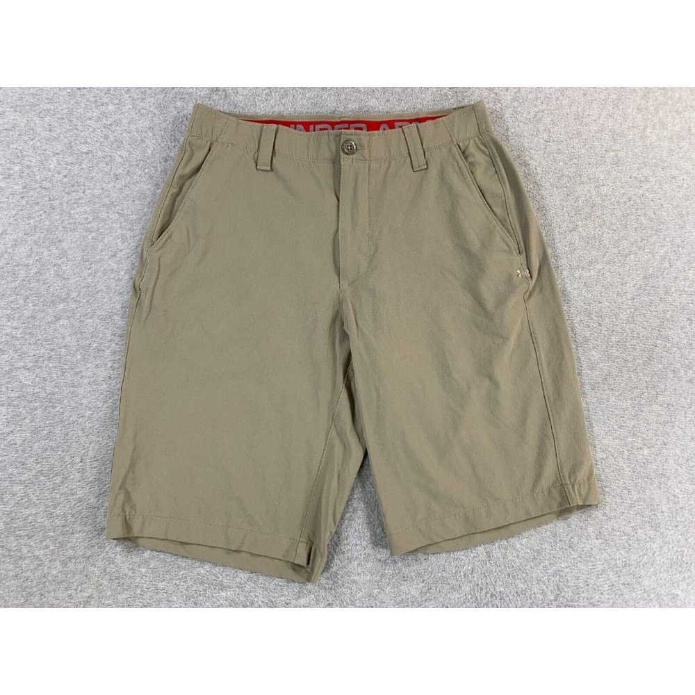 Under Armour Performance Loose Fit‎ Chino Shorts (Men's Size 32) Tan